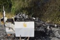 Wohnwagen abgebrannt Koeln Porz Langel Jakob Engelstr P27